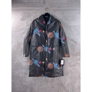 Undercover Jun Takahashi Trench Coat Mens Size 1 Black Planet Galaxy Archive